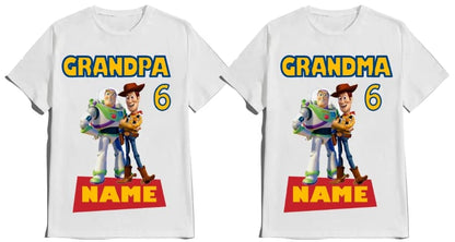 Birthday Toy Boy Shirt Family Matching Story Tees Customize