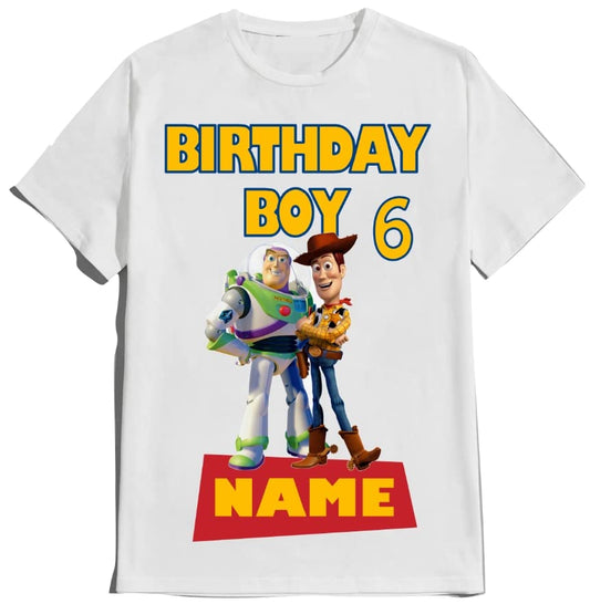 Birthday Toy Boy Shirt Family Matching Story Tees Customize