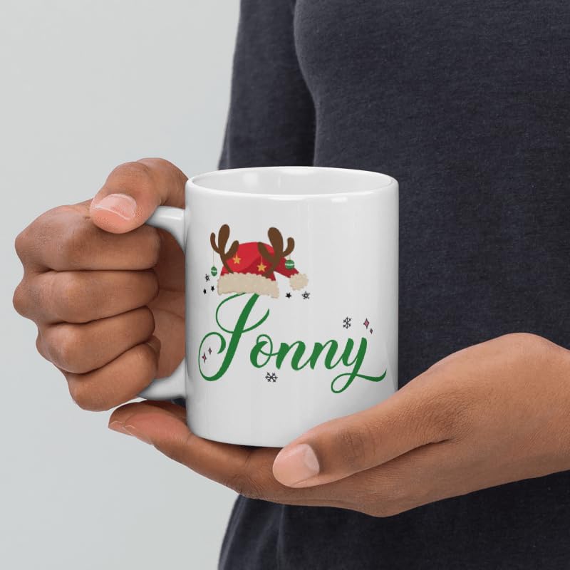 Family Custom Coffee Cup Gifts Personalized Christmas Design Ceramic Mugs with Name And Photo Customized Xmas Cups Gifts for Holiday All Family Gathering Tea Cup White Coffee Mug 11oz