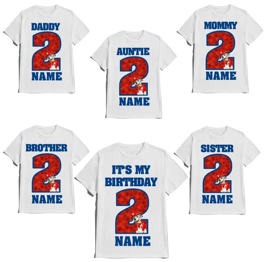 Birthday Boy Shirt Custom Family Matching Shirts Dogs