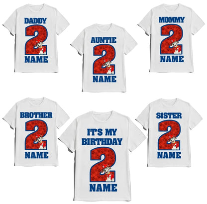 Birthday Boy Shirt Custom Family Matching Shirts Dogs