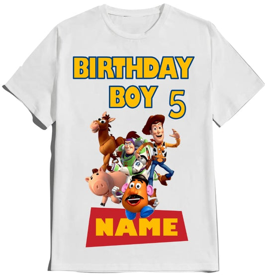 Birthday Boy Shirt Toy Family Matching Story Tees Custom