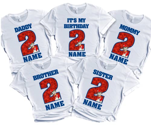 Birthday Boy Shirt Custom Family Matching Shirts Dogs