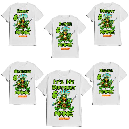 Birthday Boy Shirt Birthday Shirt Matching Family Custom T-shirts Kids Party Theme