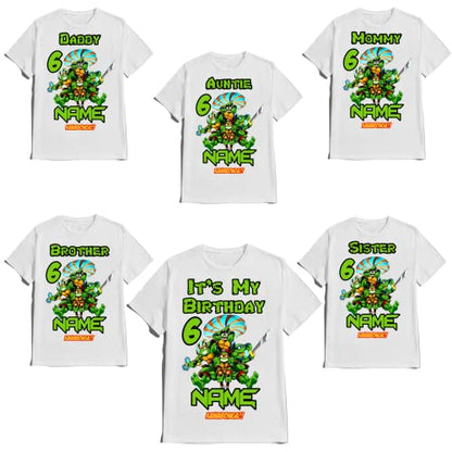 Birthday Boy Shirt Birthday Shirt Matching Family Custom T-shirts Kids Party Theme